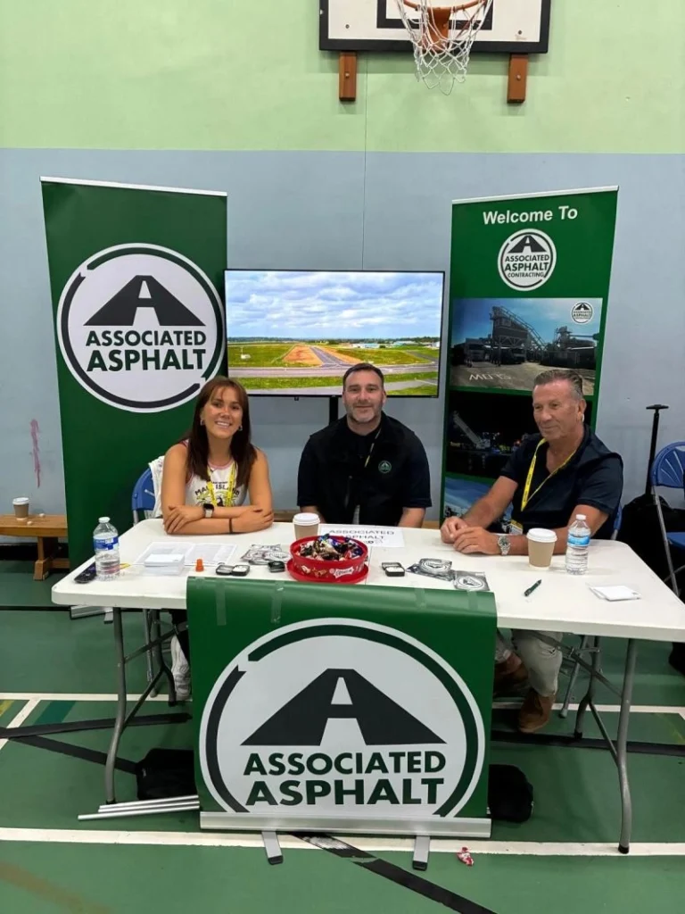 Associated Asphalt Team Staffing Exhibition Booth at Trade Show