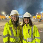 Associated asphalt two female workers