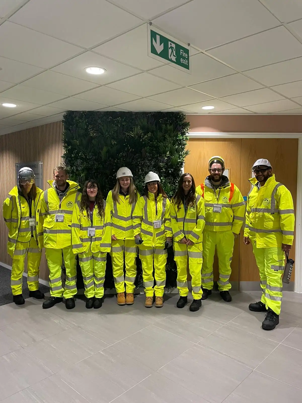 Heathrow everyone in PPE